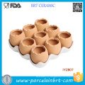 Прелестный набор из 9 коричневые яйца дизайн керамический завод горшок 
